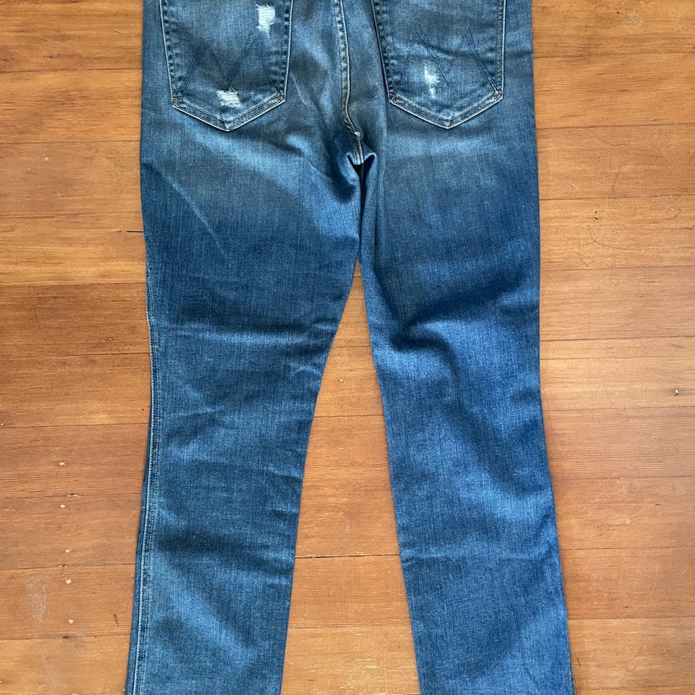 MOTHER women’s  Dark Blue Slim Jeans - Picture 8 of 10